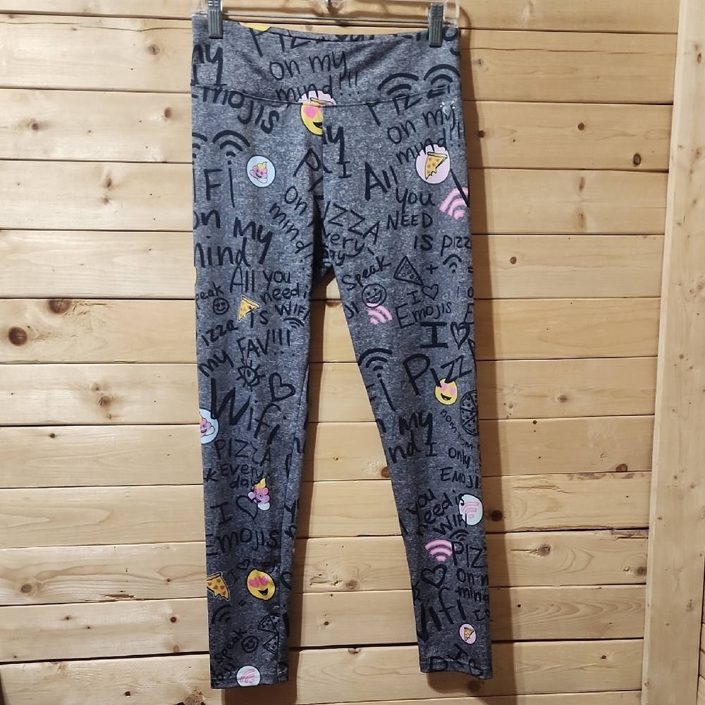 Justice Girls Leghings Size 18 Emojis